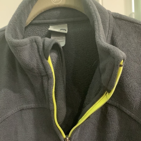 Women's Medium Grey Fleece Full-Zip Jacket See last pic for best color. Size Med - Picture 6 of 13